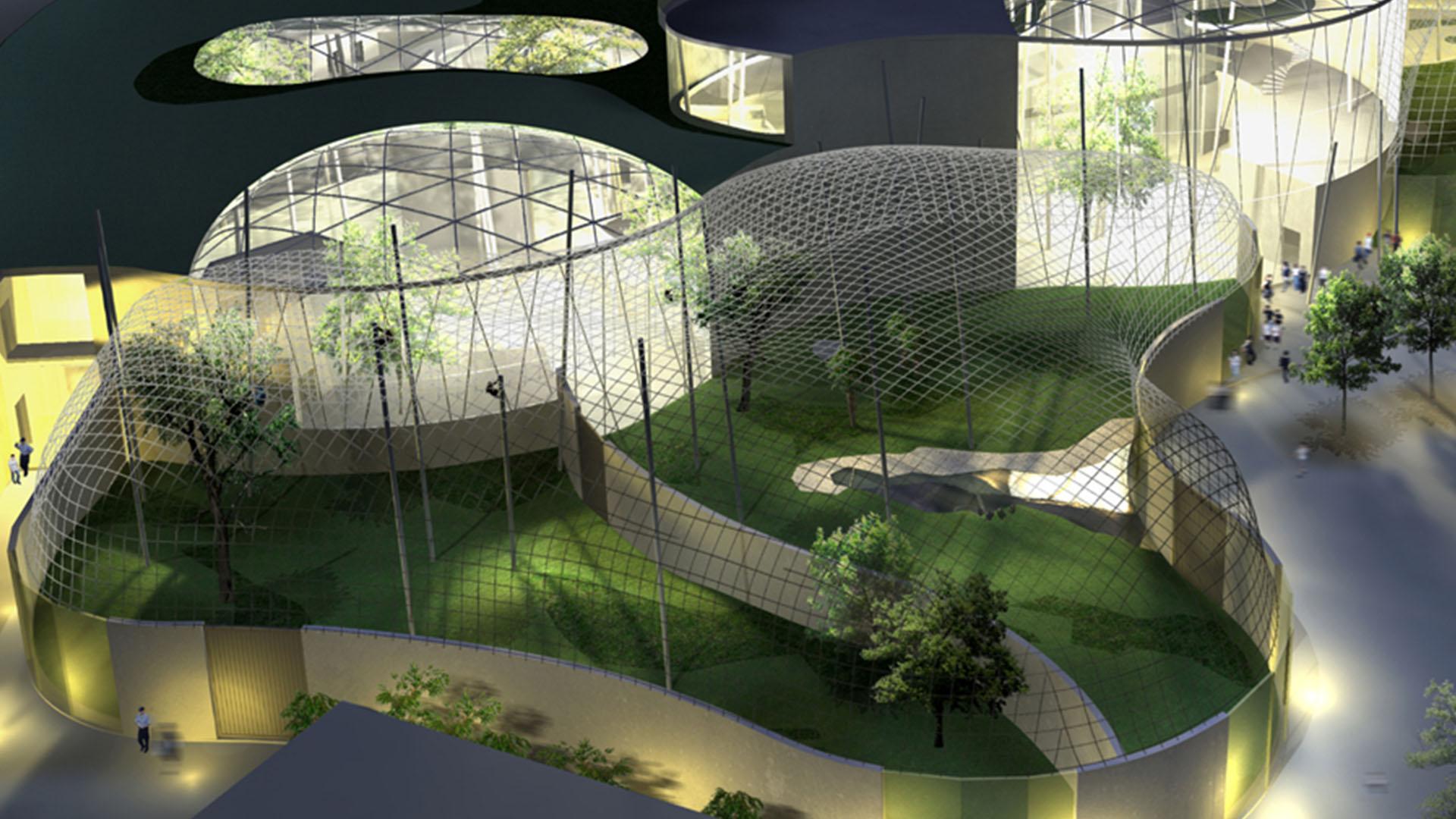 menschenaffenhaus in der wilhelma